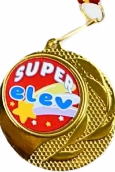 Medalie super elev + Snur tricolor