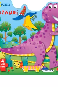 Carte cu puzzle - Dinozauri