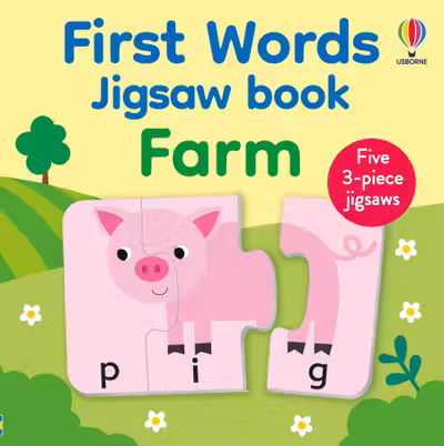 First Words Jigsaw Book: Farm