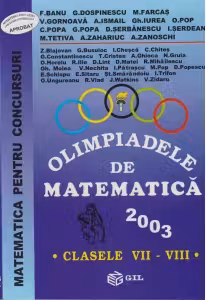 Olimpiade de matematica (clasele VII-VIII) (anul 2003)
