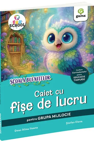 Caiet cu fise de lucru, pentru grupa mijlocie