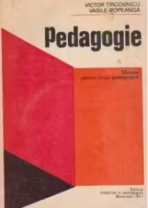 Pedagogie scolara. Manual pentru licee pedagogice