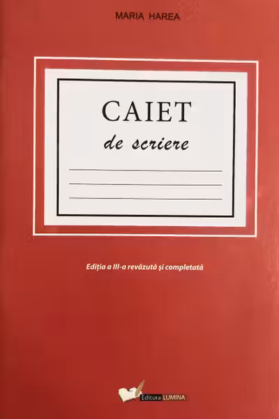 Caiet de scriere. Harea Maria