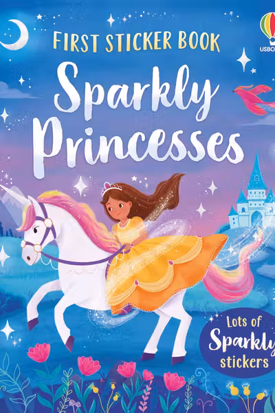 First Sticker Book Sparkly Princesses
