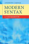 Modern Syntax: A Coursebook