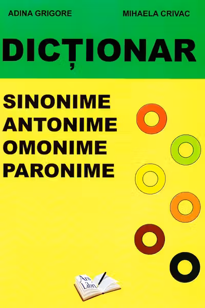 Dicționar sinonime, antonime, omonime, paronime