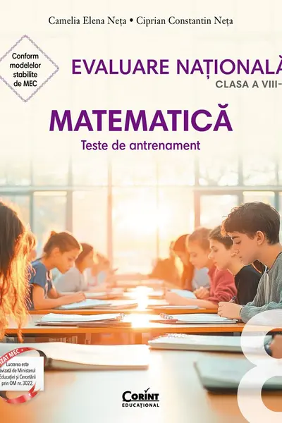 Evaluare națională 2026. Matematică. Teste de antrenament - clasa a VIII-a