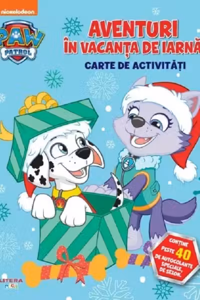 PATRULA CATELUSILOR. Aventuri in vacanta de iarna. Contine peste 40 autocolante
