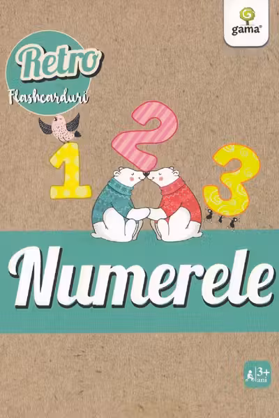 Numerele. Retro flashcarduri