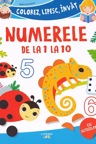 COLOREZ LIPESC INVAT. NUMERELE DE LA 1 LA 10