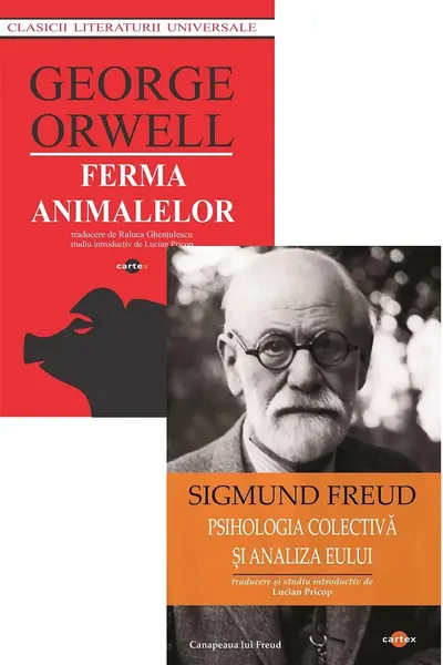 Pachet 2 cărți: Ferma animalelor + Psihologia colectivă și analiza eului