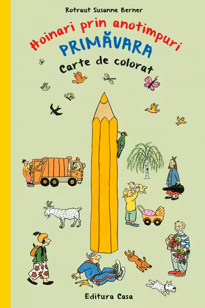 Carte de colorat - Hoinari prin anotimpuri. Primăvara