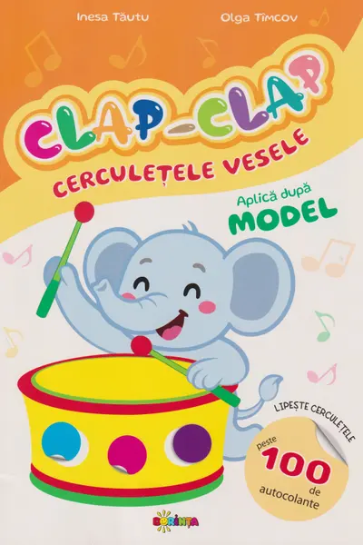 Clap - Clap cerculete vesele. Aplica dupa model