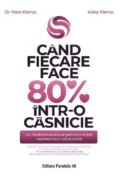 Cand fiecare face 80% intr-o casnicie