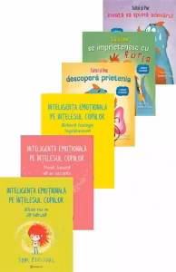 Pachet Cum sa ai un copil increzator:1. Eliza nu se da batuta; 2. Noah invata sa se accepte; 3. Rebeca invinge ingrijorarea; 4. Tzitzi si Poc descopera prietenia; 5. Tzitzi si Poc se imprietenesc cu furia; 6. Tzitzi si Poc invata sa spuna adevarul