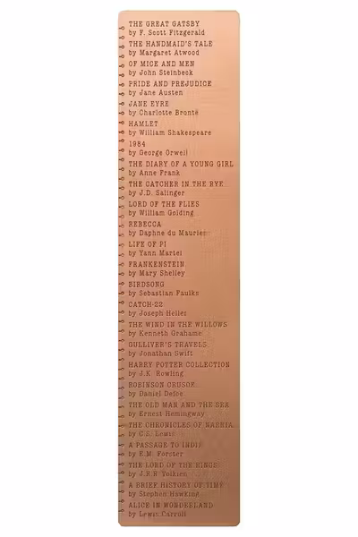 Bucket List Bookmark