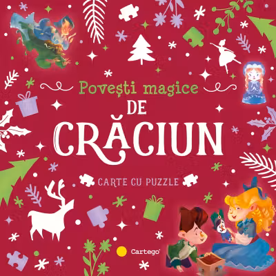 Povesti magice de Craciun. Carte cu puzzle