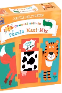 Creeaza animale. Puzzle Maxi-Mix