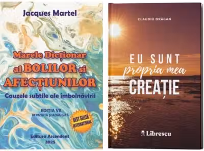 Pachet 2 carti: Marele Dictionar al Bolilor si Afectiunilor si Eu sunt propria mea creatie - Jacques Martel, Claudiu Dragan