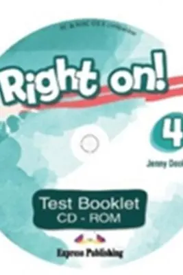 Curs de limba engleza Right on 4. Test booklet CD-ROM