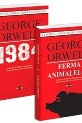 Pachet George Orwell (2 carti). 1. 1984. 2. Ferma animalelor