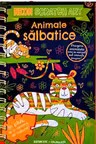 Animale salbatice Neon scratch art