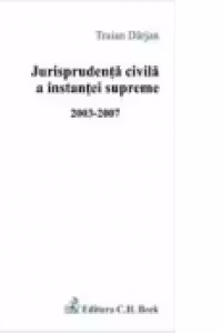 Jurisprudenta civila a instantei supreme (2003-2007)