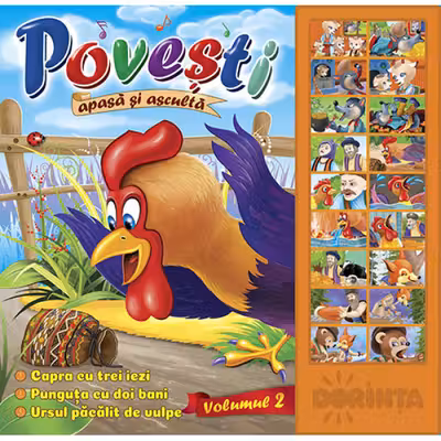 Carte cu sunete. Povesti volumul 2