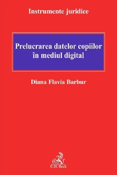Prelucrarea datelor copiilor in mediul digital
