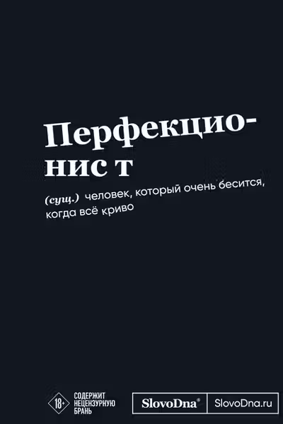Мотивационный блокнот SlovoDna. Перфекционист