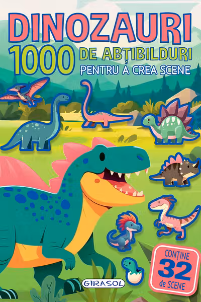 1000 de abtibilduri - Dinozauri