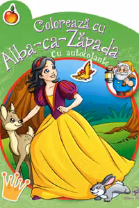 Coloreaza cu Alba ca Zapada.