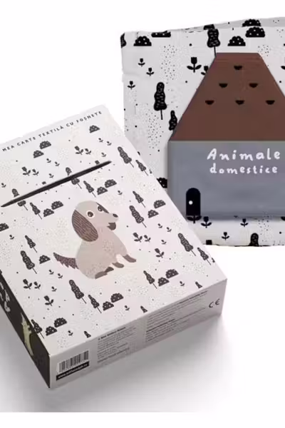 Prima mea carte textila cu fosnete – Animale domestice