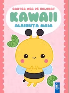Cartea mea de colorat KAWAII. Albinuta Maia