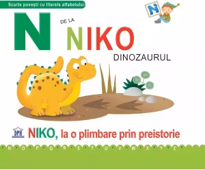 N de la Niko, dinozaurul. Necartonata - Greta Cencetti