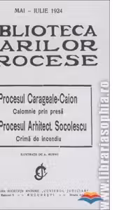 Biblioteca marilor procese mai-iulie 1924