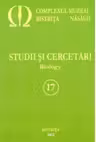 Studii si cercetari BIOLOGY (numarul 17)
