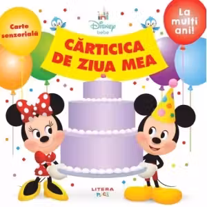 DISNEY BEBE. CARTICICA DE ZIUA MEA. Carte senzoriala