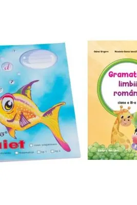 Pachet Caiet Pestisor dictando A5, 48 file, Casa Tipografica si Gramatica limbii romane. Auxiliar clasa a 3-a