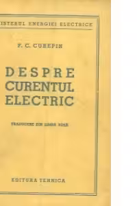 Despre curentul electric (Traducere din limba rusa)