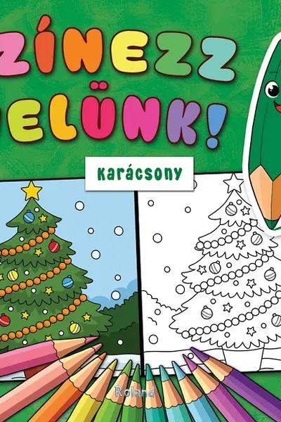 Szinezz velünk: Karácsony. Colorează cu noi: Crăciunul