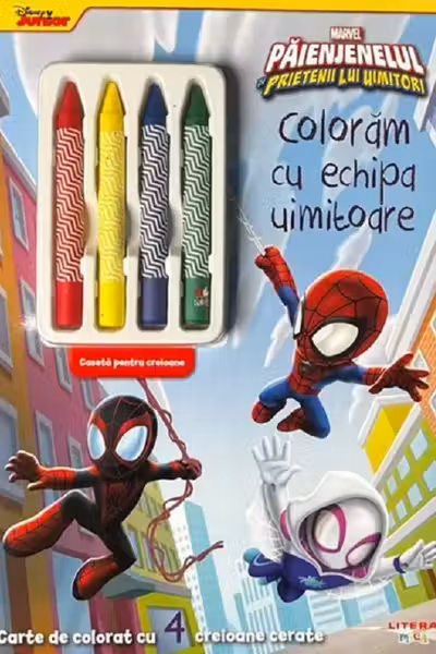 Paienjenelul si prietenii lui uimitori. Coloram cu echipa uimitoare