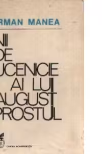 Anii de ucenicie ai lui August Prostul