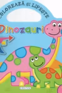 Coloreaza si lipeste - Dinozauri 1