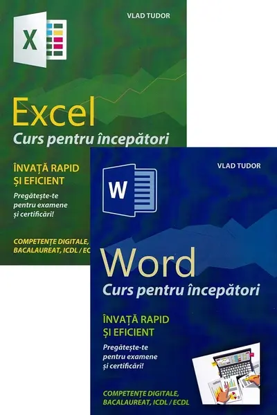 Pachet Excel. Curs pentru începători + Word. Curs pentru începători