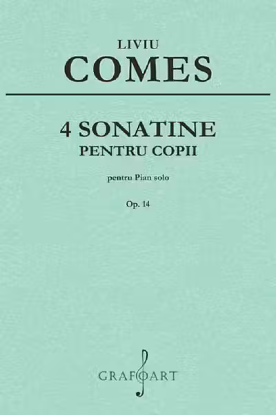 4 sonatine pentru copii pentru pian solo Op.14