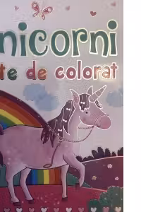 Unicorni carte de colorat
