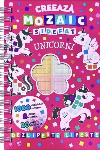 Unicorni. Mozaic sidefat