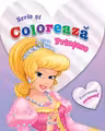 Scrie si coloreaza printese - violet