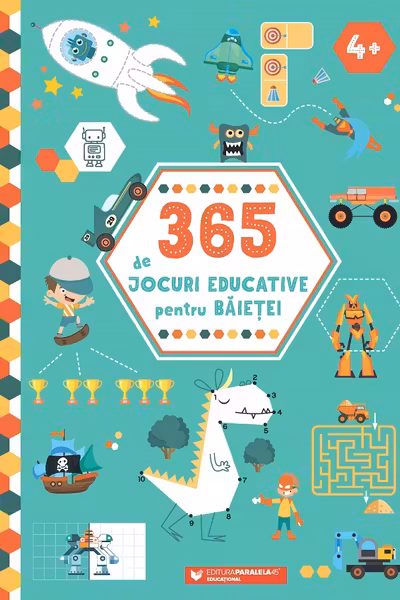 365 de jocuri educative pentru baietei 4+